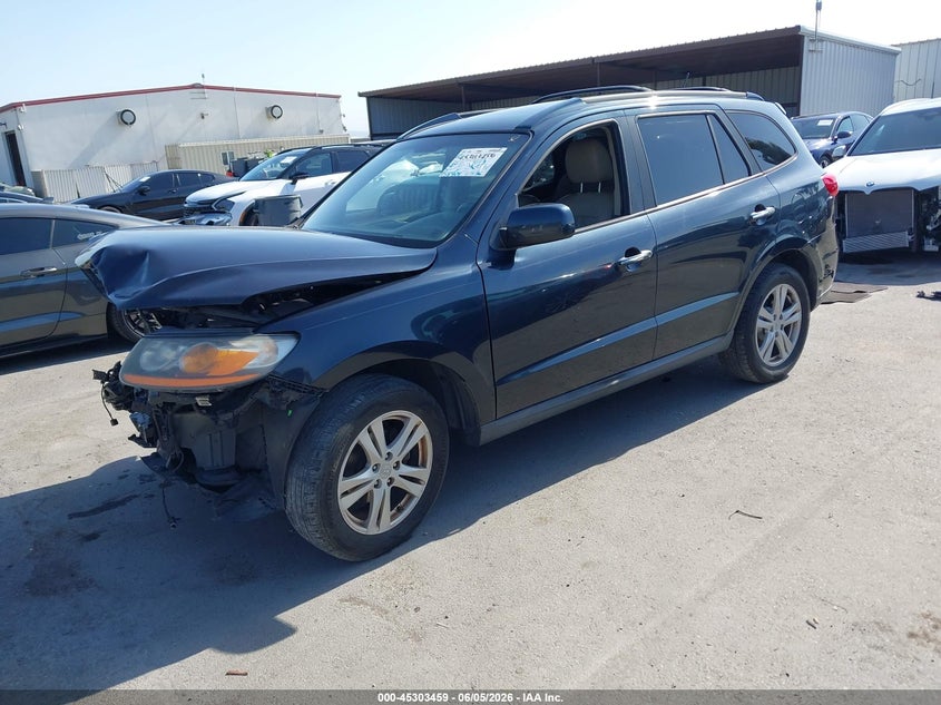 2011 Hyundai Santa fe VIN 5XYZK4AG6BG036857 IAAI salvage auction — FRONT END, Salvage (California), sold $550 on 2026-07-29 (photo 2)