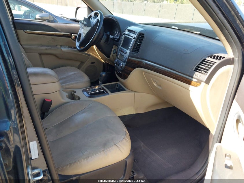 2011 Hyundai Santa fe VIN 5XYZK4AG6BG036857 IAAI salvage auction — FRONT END, Salvage (California), sold $550 on 2026-07-29 (photo 5)