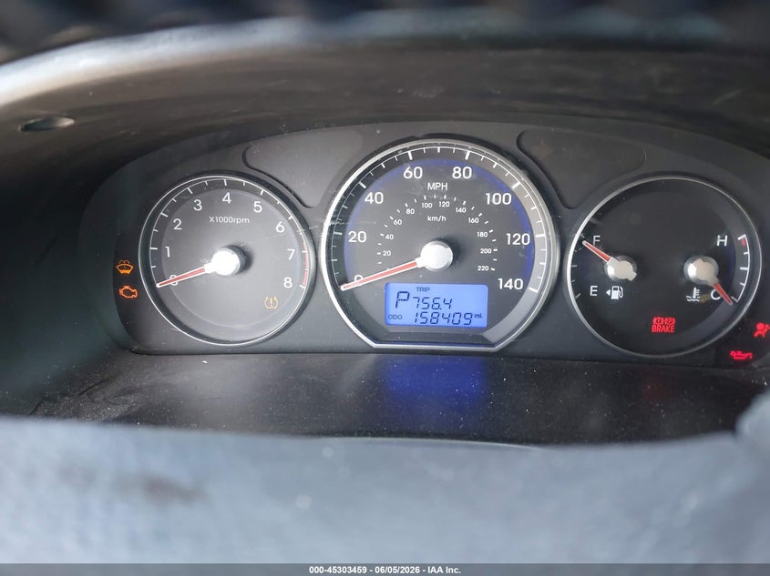 2011 Hyundai Santa fe VIN 5XYZK4AG6BG036857 IAAI salvage auction — FRONT END, Salvage (California), sold $550 on 2026-07-29 (photo 7)