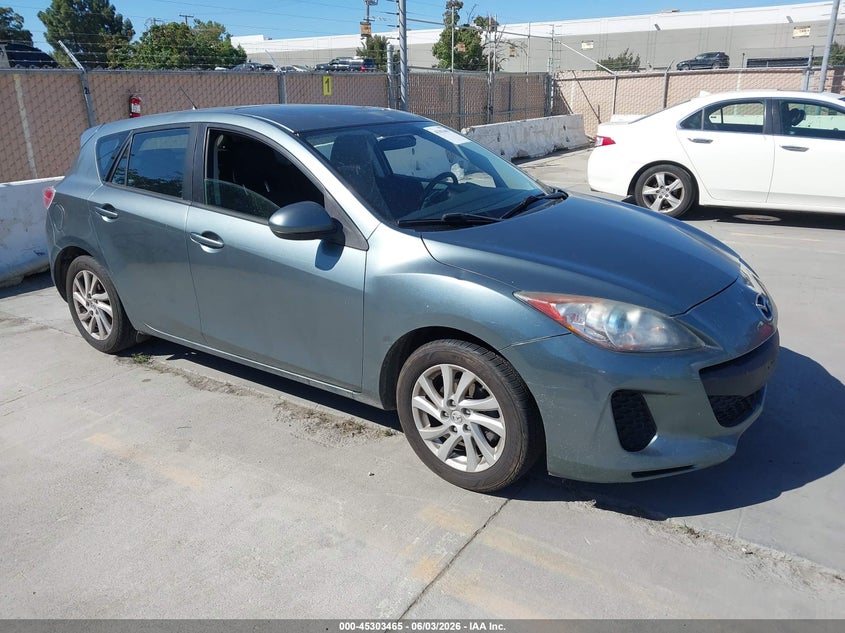 2012 Mazda 3 VIN JM1BL1L89C1608637 IAAI salvage auction — NORMAL WEAR, Salvage Title, sold $750 on 2026-07-13 (photo 1)
