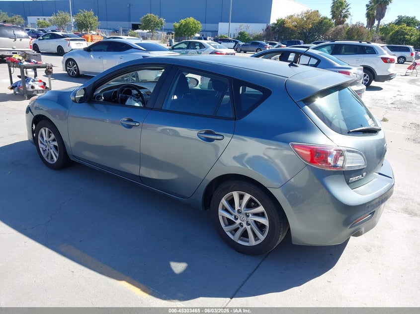 2012 Mazda 3 VIN JM1BL1L89C1608637 IAAI salvage auction — NORMAL WEAR, Salvage Title, sold $750 on 2026-07-13 (photo 3)