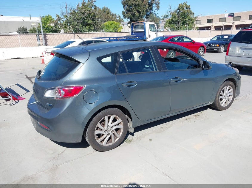 2012 Mazda 3 VIN JM1BL1L89C1608637 IAAI salvage auction — NORMAL WEAR, Salvage Title, sold $750 on 2026-07-13 (photo 4)