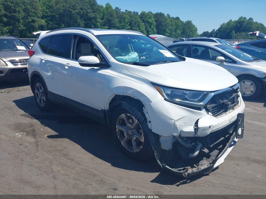 2019 Honda Cr-v VIN 7FARW2H50KE062332 IAAI salvage auction — FRONT END, Salvage Title, sold $6,700 on 2026-07-22 (photo 1)