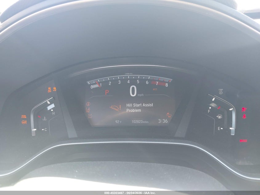 2019 Honda Cr-v VIN 7FARW2H50KE062332 IAAI salvage auction — FRONT END, Salvage Title, sold $6,700 on 2026-07-22 (photo 7)