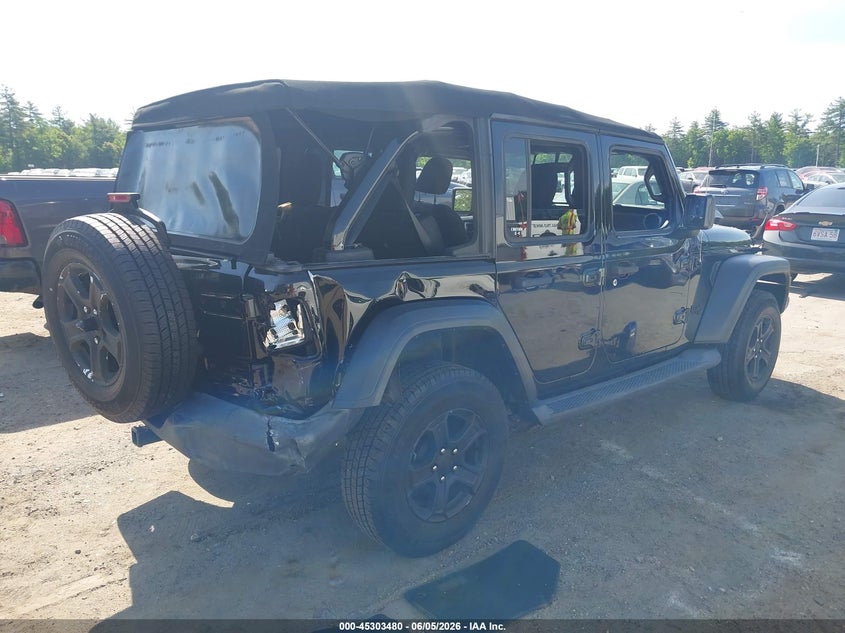 2019 Jeep Wrangler / VIN 1C4HJXDG2KW507997 IAAI salvage auction — REAR END, Salvage Title, sold $9,300 on 2026-08-01 (photo 6)