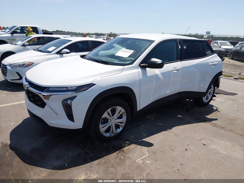 2025 Chevrolet Trax VIN KL77LFEP2SC326069 IAAI salvage auction — REAR END, Salvage Title, sold $3,250 on 2026-07-22 (photo 2)