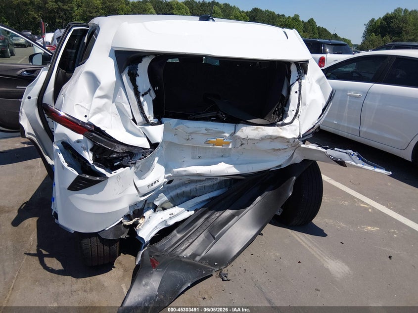 2025 Chevrolet Trax VIN KL77LFEP2SC326069 IAAI salvage auction — REAR END, Salvage Title, sold $3,250 on 2026-07-22 (photo 6)