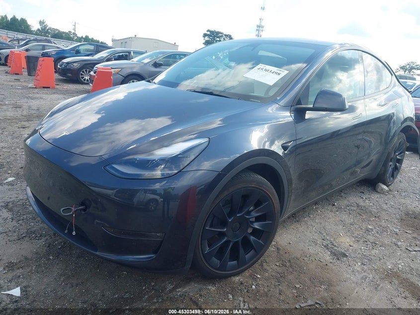 2024 Tesla Model y VIN 7SAYGDEEXRA231528 IAAI salvage auction — REAR END, Salvage (Georgia), sold $13,375 on 2026-07-15 (photo 2)