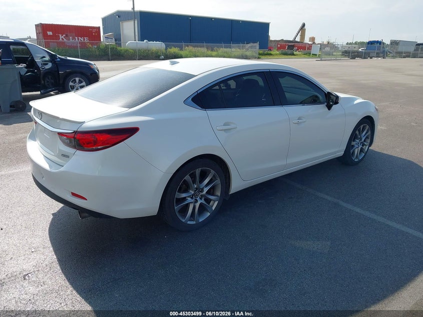 2014 Mazda 6 VIN JM1GJ1W68E1117856 IAAI salvage auction — SIDE, Salvage Title, sold $3,750 on 2026-08-01 (photo 4)