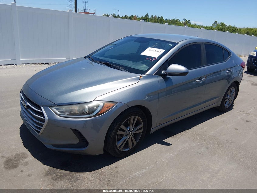 2018 Hyundai Elantra VIN KMHD84LF6JU537043 IAAI salvage auction — FRONT & REAR, Salvage Title, sold $1,675 on 2026-07-20 (photo 2)