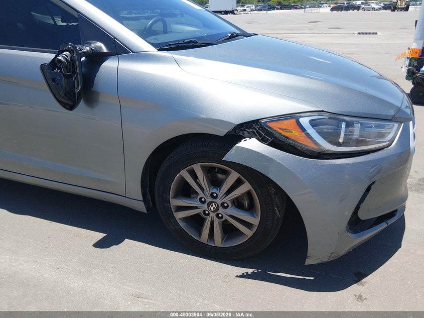 2018 Hyundai Elantra VIN KMHD84LF6JU537043 IAAI salvage auction — FRONT & REAR, Salvage Title, sold $1,675 on 2026-07-20 (photo 6)