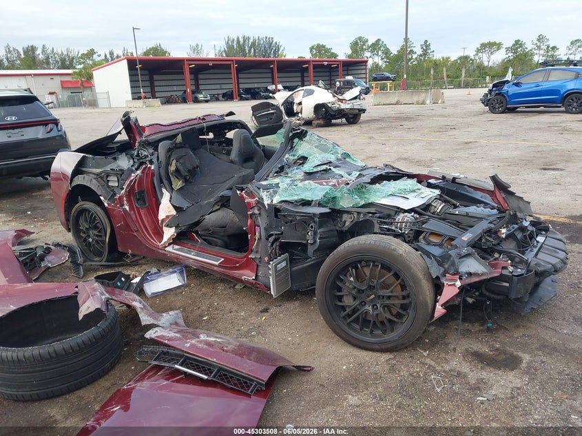 2016 Chevrolet Corvette VIN 1G1YB2D73G5118405 IAAI salvage auction — FRONT END, Salvage Title, sold $4,250 on 2026-07-09 (photo 1)