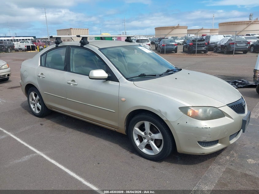 2005 Mazda 3 VIN JM1BK12FX51227627 IAAI salvage auction — NORMAL WEAR, Clear (Hawaii), sold $25 on 2026-07-21 (photo 1)