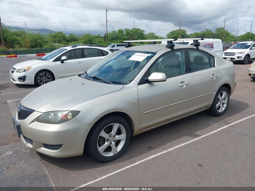 2005 Mazda 3 VIN JM1BK12FX51227627 IAAI salvage auction — NORMAL WEAR, Clear (Hawaii), sold $25 on 2026-07-21 (photo 2)