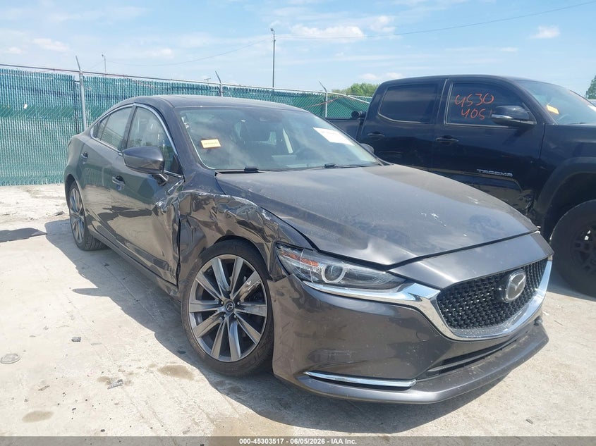2020 Mazda 6 VIN JM1GL1WY4L1516076 IAAI salvage auction — RIGHT SIDE, Salvage Title, sold $4,050 on 2026-07-07 (photo 1)