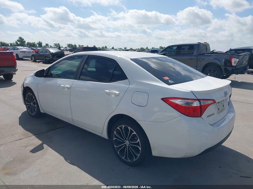 2014 Toyota Corolla VIN 5YFBURHE0EP155274 IAAI salvage auction — FRONT END, Original (Texas), sold $3,300 on 2026-07-22 (photo 3)