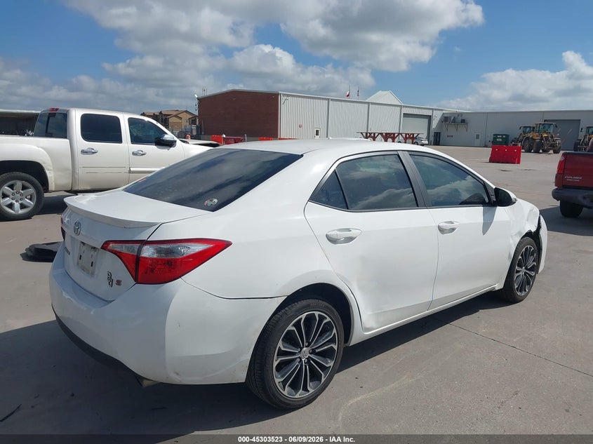 2014 Toyota Corolla VIN 5YFBURHE0EP155274 IAAI salvage auction — FRONT END, Original (Texas), sold $3,300 on 2026-07-22 (photo 4)