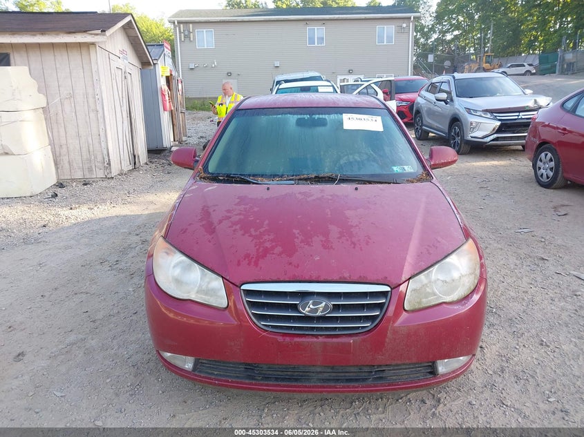 2007 Hyundai Elantra VIN KMHDU46D97U206293 IAAI salvage auction — NORMAL WEAR, Clear (Pennsylvania), sold $175 on 2026-07-28 (photo 6)