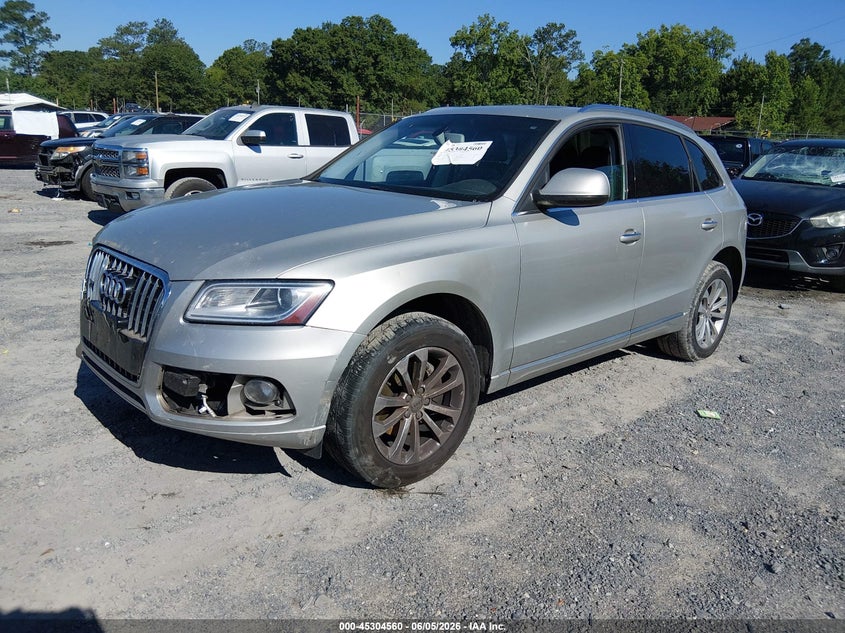 2015 Audi Q5 VIN WA1CFAFP4FA030539 IAAI salvage auction — RIGHT FRONT, Salvage (South Carolina), sold $1,000 on 2026-07-28 (photo 2)