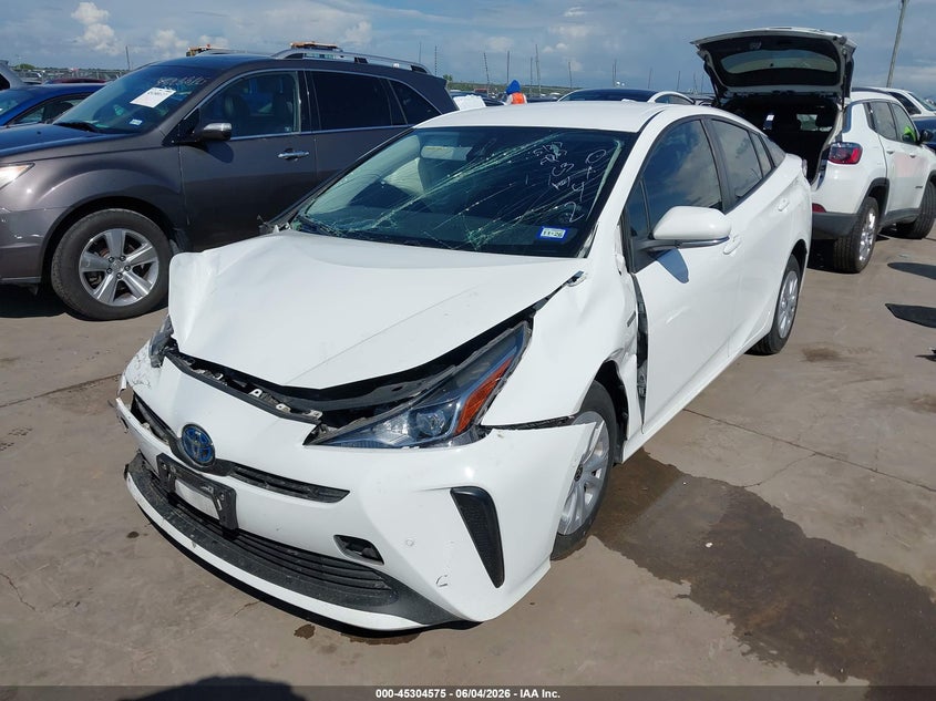 2022 Toyota Prius VIN JTDKAMFU0N3180142 IAAI salvage auction — FRONT END, Salvage Title, sold $3,825 on 2026-07-28 (photo 2)