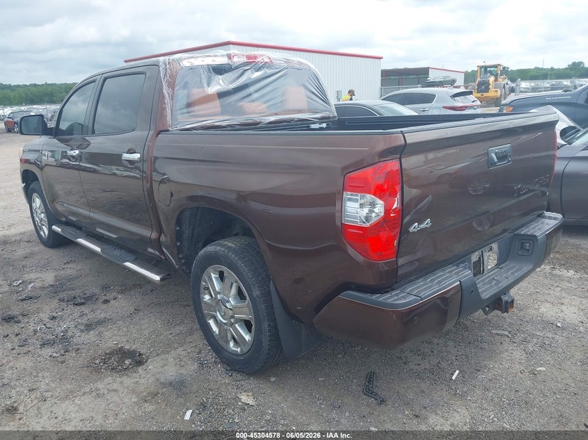 2014 Toyota Tundra VIN 5TFAW5F18EX405733 IAAI salvage auction — HAIL, Salvage Title, sold $12,100 on 2026-07-21 (photo 3)
