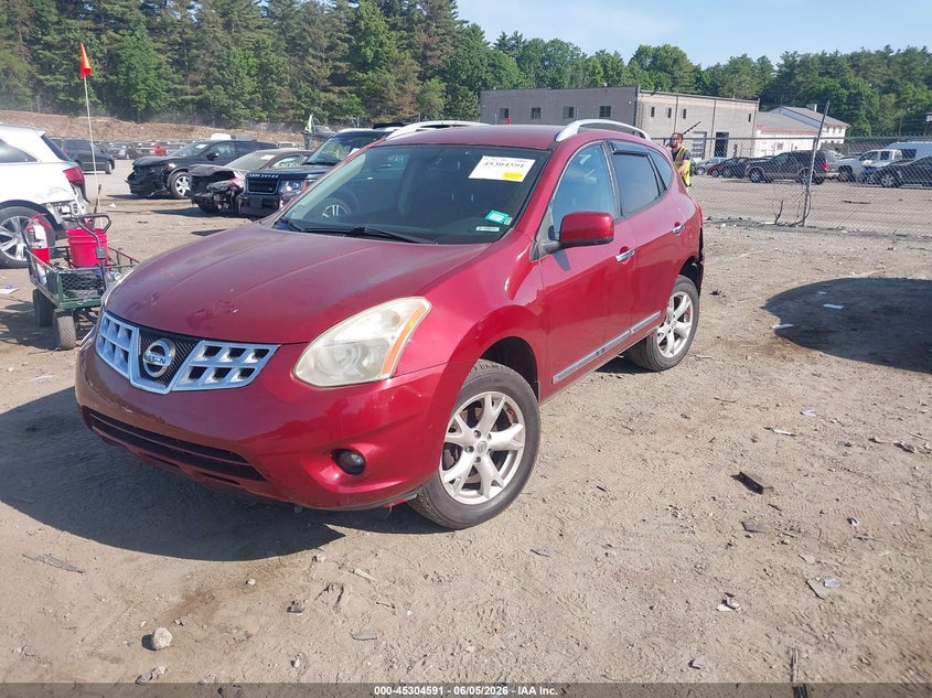 2011 Nissan Rogue VIN JN8AS5MVXBW279060 IAAI salvage auction — RIGHT REAR, Salvage (Massachusetts), sold $400 on 2026-07-10 (photo 2)
