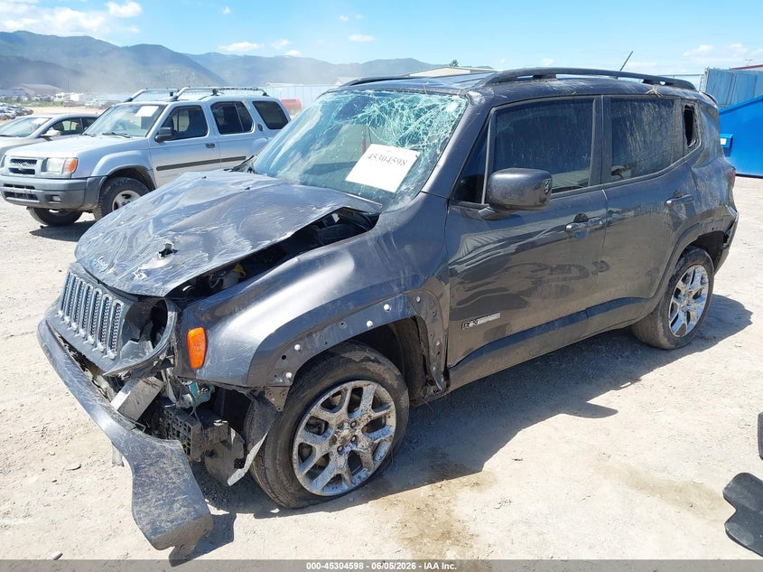 2018 Jeep Renegade VIN ZACCJBBB0JPG87173 IAAI salvage auction — ALL OVER, Salvage Title, sold $25 on 2026-08-08 (photo 2)