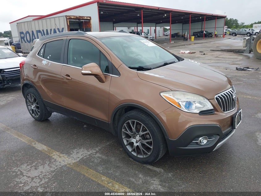 2016 Buick Encore VIN KL4CJ2SM3GB568449 IAAI salvage auction — REAR END, Salvage Title, sold $1,950 on 2026-07-24 (photo 1)