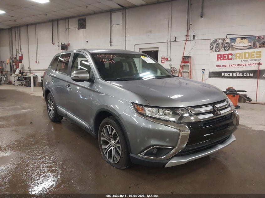 2017 Mitsubishi Outlander VIN JA4AD3A36HZ058134 IAAI salvage auction — REAR END, Salvage Title, sold $2,325 on 2026-07-20 (photo 1)