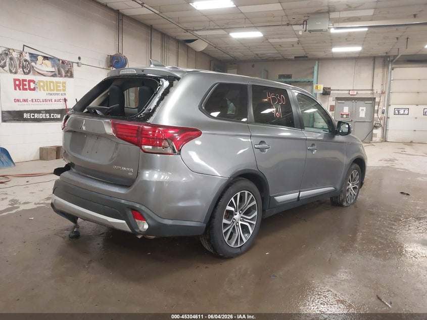 2017 Mitsubishi Outlander VIN JA4AD3A36HZ058134 IAAI salvage auction — REAR END, Salvage Title, sold $2,325 on 2026-07-20 (photo 4)
