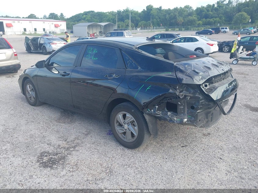 2024 Hyundai Elantra VIN KMHLL4DGXRU799452 IAAI salvage auction — REAR END, Rebuildable (Florida), sold $3,000 on 2026-07-30 (photo 3)