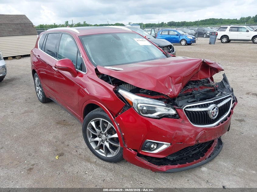 2020 Buick Envision VIN LRBFXCSA1LD124755 IAAI salvage auction — FRONT END, Salvage (Illinois), sold $2,700 on 2026-07-29 (photo 1)