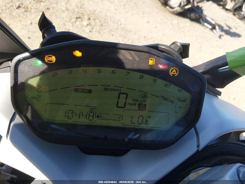 2020 Ducati Supersport VIN ZDMVABDSXLB008680 IAAI salvage auction — FRONT END, Salvage Title, sold $1,700 on 2026-09-15 (photo 7)