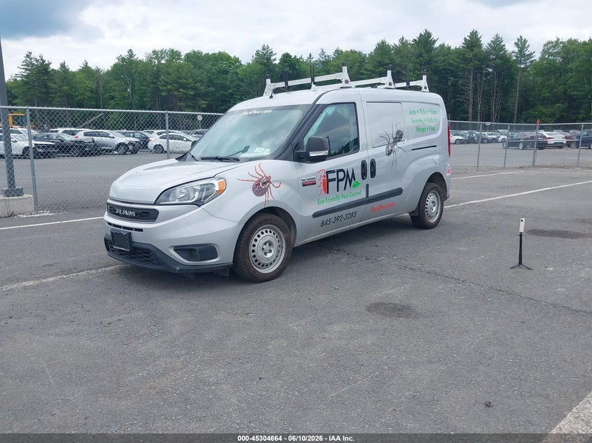 2022 Ram Promaster city VIN ZFBHRFAB4N6X73797 IAAI salvage auction — RIGHT FRONT, Salvage Title, sold $3,650 on 2026-08-12 (photo 2)