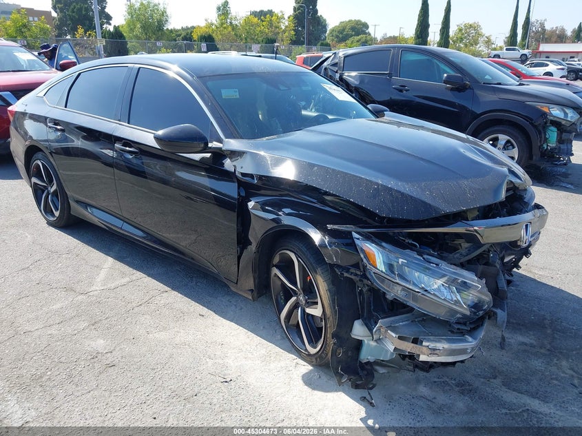 2020 Honda Accord VIN 1HGCV1F36LA140964 IAAI salvage auction — FRONT END, Salvage Title, sold $3,300 on 2026-07-09 (photo 1)