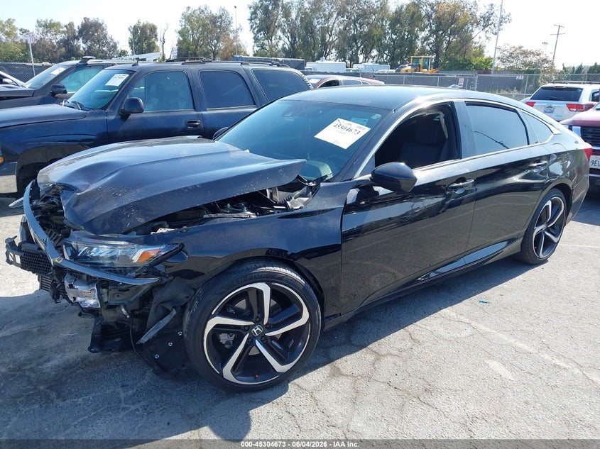 2020 Honda Accord VIN 1HGCV1F36LA140964 IAAI salvage auction — FRONT END, Salvage Title, sold $3,300 on 2026-07-09 (photo 2)