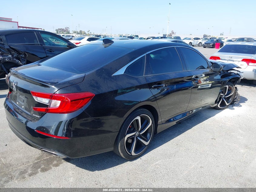 2020 Honda Accord VIN 1HGCV1F36LA140964 IAAI salvage auction — FRONT END, Salvage Title, sold $3,300 on 2026-07-09 (photo 4)