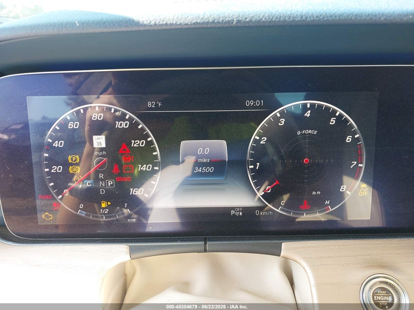 2018 Mercedes-benz E-klasse VIN WDD1K6FB2JF059890 IAAI salvage auction — FRONT END, Salvage (North Carolina), sold $15,200 on 2026-07-19 (photo 7)