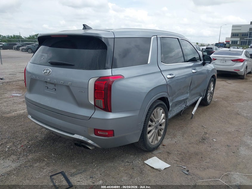 2020 Hyundai Palisade VIN KM8R5DHE2LU067238 IAAI salvage auction — SIDE, Salvage Title, sold $7,200 on 2026-07-11 (photo 4)