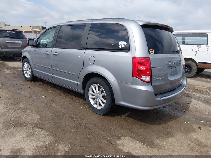 2014 Dodge Caravan VIN 2C4RDGCG7ER263564 IAAI salvage auction — HAIL, Salvage Title, sold $1,800 on 2026-07-24 (photo 3)