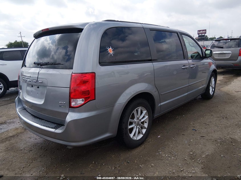 2014 Dodge Caravan VIN 2C4RDGCG7ER263564 IAAI salvage auction — HAIL, Salvage Title, sold $1,800 on 2026-07-24 (photo 4)