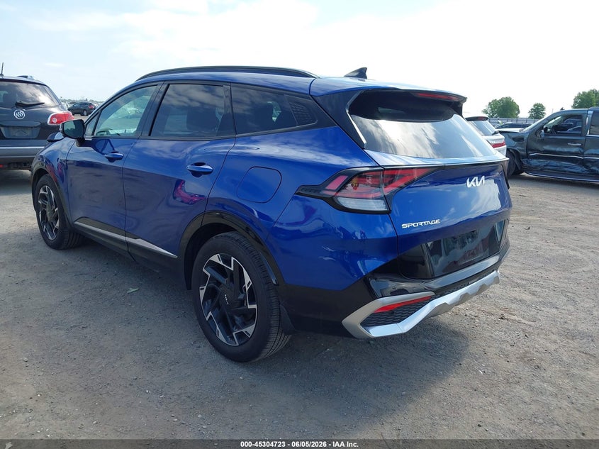 2023 Kia Sportage VIN 5XYK53AF0PG042591 IAAI salvage auction — FRONT END, Salvage Title, sold $8,950 on 2026-07-29 (photo 3)