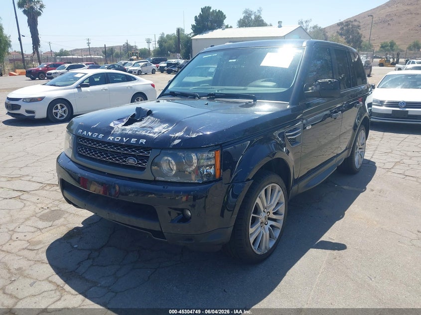 2010 Land rover Range rover sport VIN SALSK2D46AA253632 IAAI salvage auction — FRONT END, Salvage (California), sold $1,700 on 2026-07-14 (photo 2)