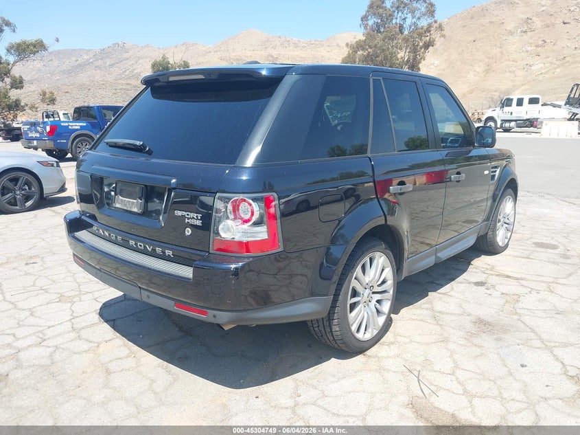 2010 Land rover Range rover sport VIN SALSK2D46AA253632 IAAI salvage auction — FRONT END, Salvage (California), sold $1,700 on 2026-07-14 (photo 4)
