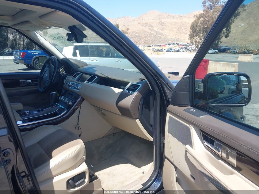 2010 Land rover Range rover sport VIN SALSK2D46AA253632 IAAI salvage auction — FRONT END, Salvage (California), sold $1,700 on 2026-07-14 (photo 5)