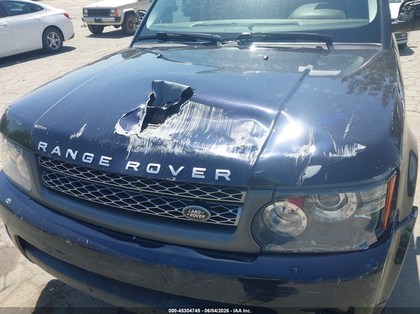 2010 Land rover Range rover sport VIN SALSK2D46AA253632 IAAI salvage auction — FRONT END, Salvage (California), sold $1,700 on 2026-07-14 (photo 6)