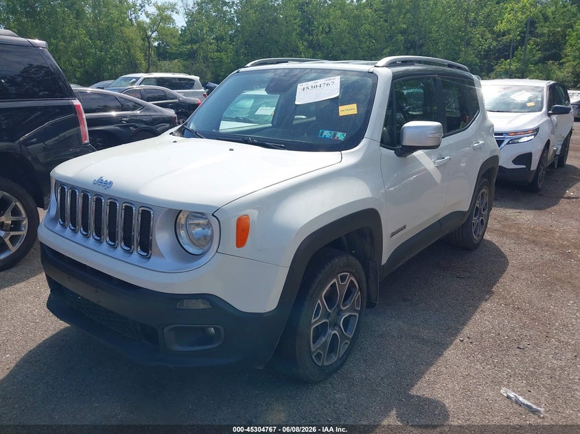 2015 Jeep Renegade VIN ZACCJBDT0FPB53320 IAAI salvage auction — SIDE, Salvage Title, sold $1,300 on 2026-07-08 (photo 2)