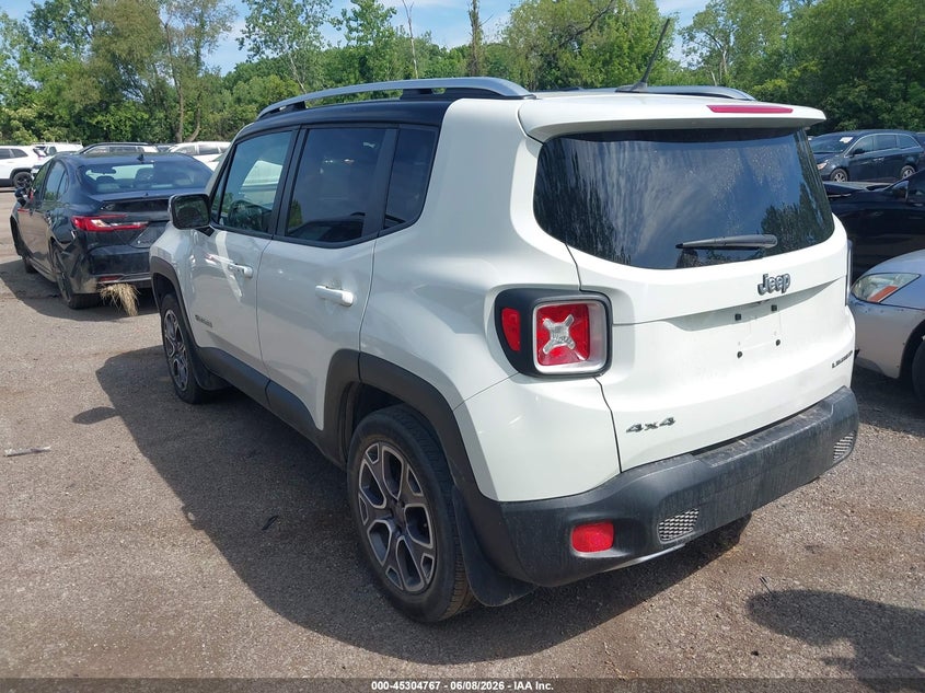 2015 Jeep Renegade VIN ZACCJBDT0FPB53320 IAAI salvage auction — SIDE, Salvage Title, sold $1,300 on 2026-07-08 (photo 3)
