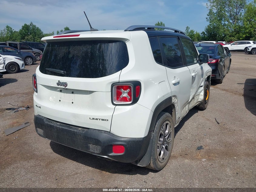 2015 Jeep Renegade VIN ZACCJBDT0FPB53320 IAAI salvage auction — SIDE, Salvage Title, sold $1,300 on 2026-07-08 (photo 4)