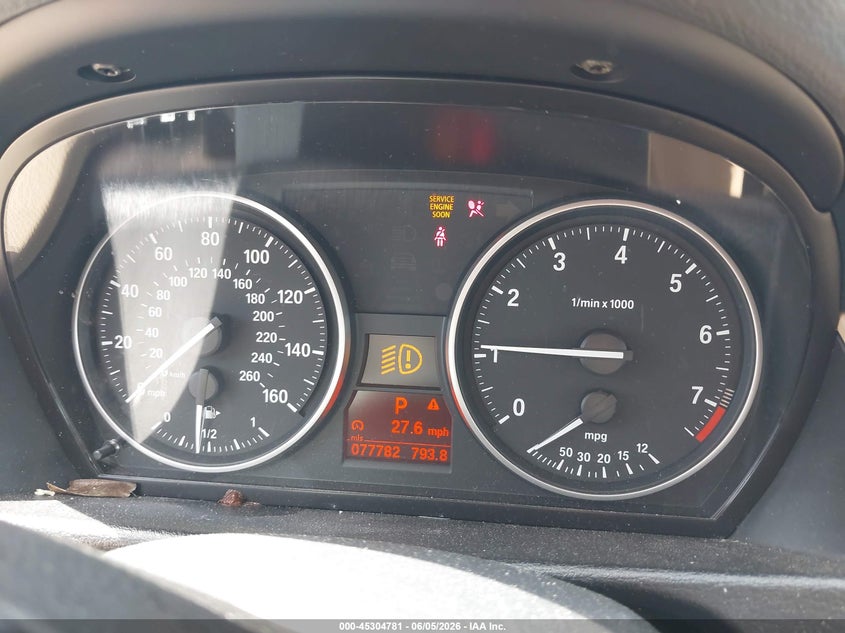 2014 BMW X1 VIN WBAVL1C56EVY13165 IAAI salvage auction — FRONT END, Salvage (Pennsylvania), sold $1,200 on 2026-07-24 (photo 7)